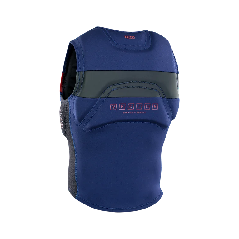 ION.22 VEST VECTOR AMP FRONT ZIP BUT INDIGO-BLUE