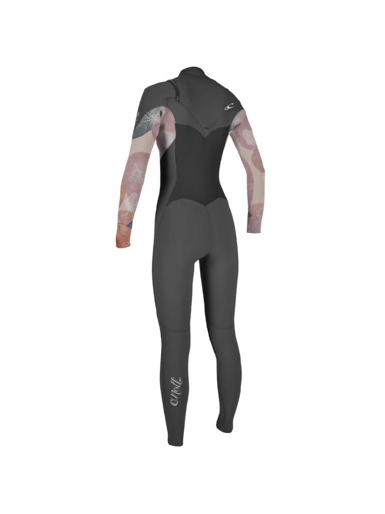 O'NEILL Wms Epic 5/4 Black Chest Zip Full Graphite/Dessertblom